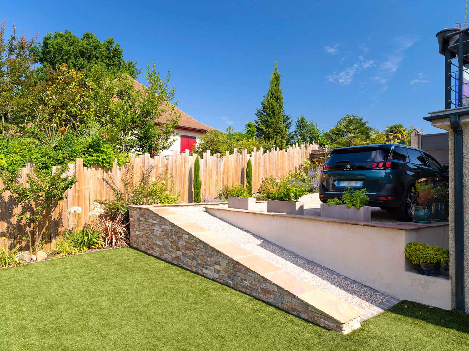 Travaux de terrassement et maçonnerie paysagère