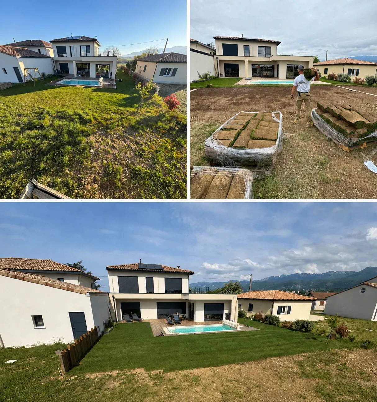 Réalisation d’un aménagement extérieur sur mesure 